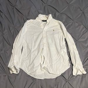 POLO dress shirt worn once ( wrinkles because in box )